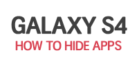 How to hide apps on Galaxy S4