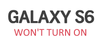 Galaxy S6 won't boot up: How to fix black screen issue?